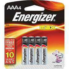 Mikrotužkové baterky alkalické baterky 4ks AAA Energizer 