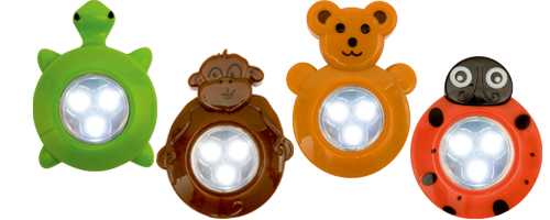 LED batériové svietidlo pre deti, 10 ks / displej GL KID