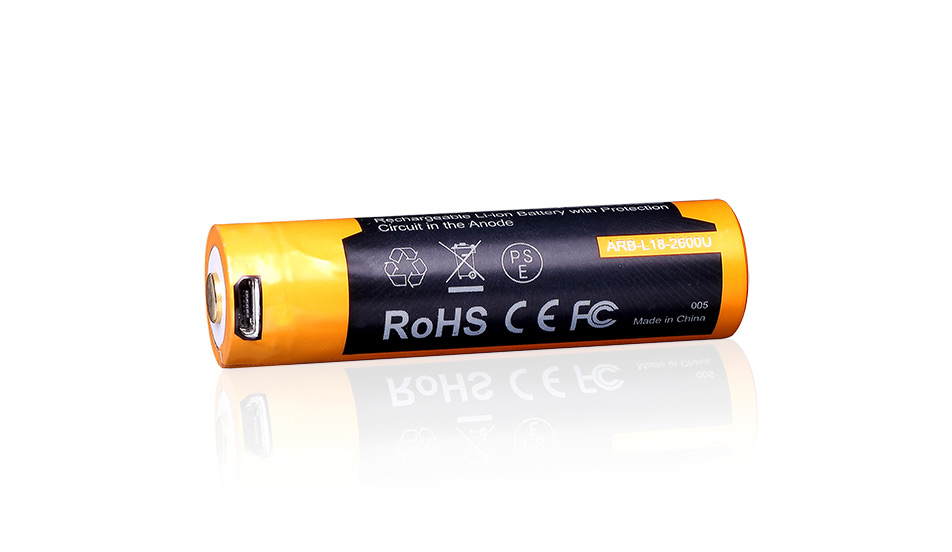 Akumulátor USB - Dobíjacia USB bateria Fenix 18650 2600 mAh (Li-ion)