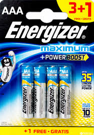 Mikrotužkové baterky Energizer Maximum Tužka AAA/3+1