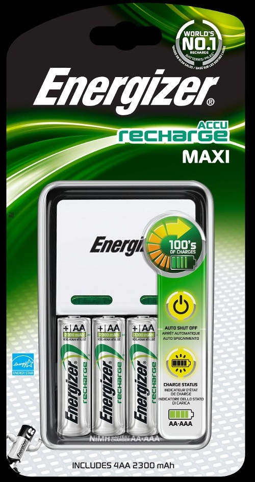 Nabíjačka Energizer Maxi + 4AA Extreme 2300 mAh Pre-chrg