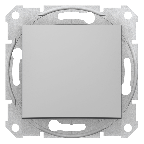 Vypínače Sedna SDN0100160 - Spínač č.1 10A - hliník