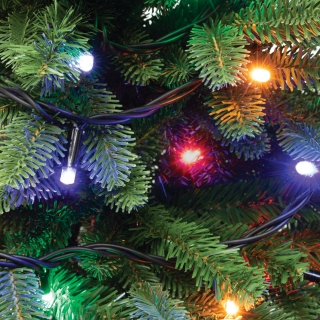 PROFI LED Vianočná reťaz 10m Multikolor s flash efektom SPÁJATELNÁ