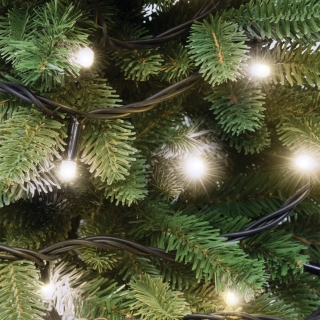 PROFI LED Vianočná reťaz 5m telá biela s FLASH efektom SPÁJATEĽNÁ