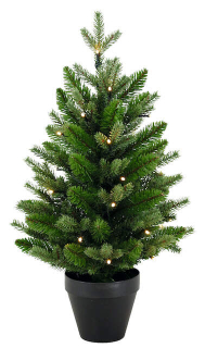 Umelý vianočný stromček s LED